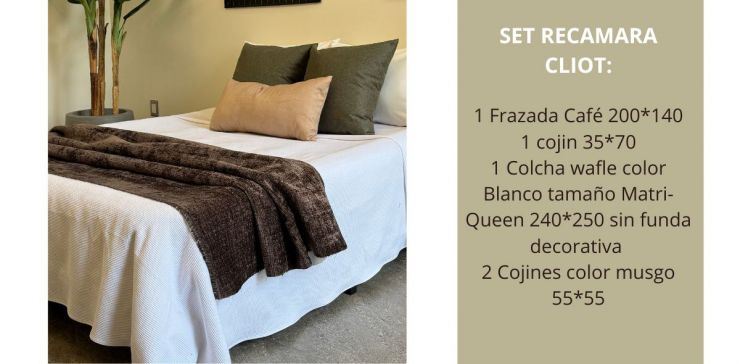 Set de Colcha Cliot Multicolor 5 Piezas