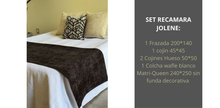 Set de Colcha Jolene Multicolor 5 Piezas