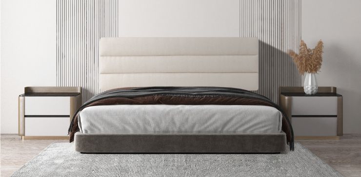 Cabecera Individual Altura Regulable Logan Beige