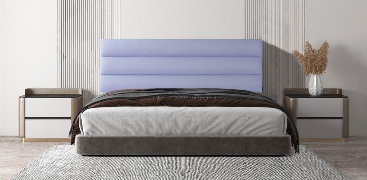 Cabecera Individual Altura Regulable Logan Morado