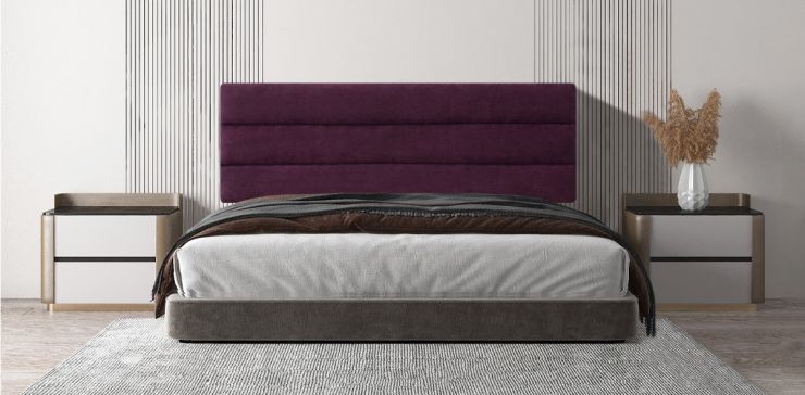 Cabecera Individual Altura Regulable Logan Morado