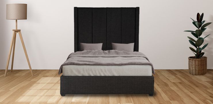 Cama Individual Nizza Negro