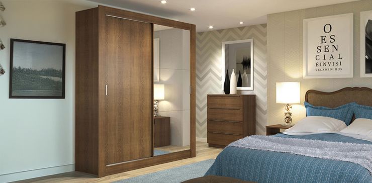 Armario con 2 Cajones Denver Café