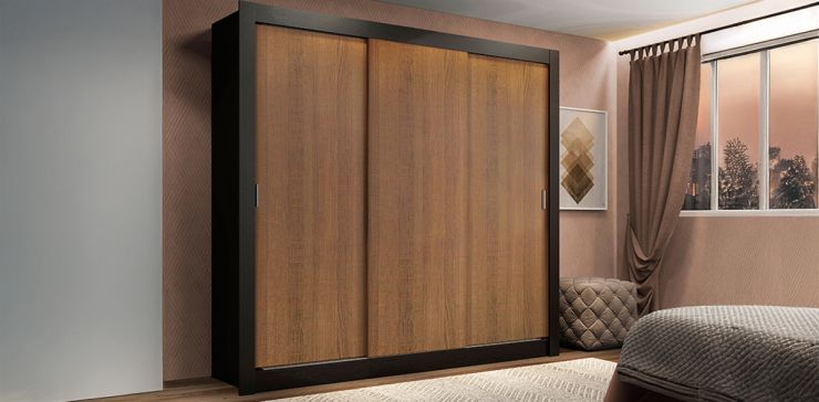 Armario con 2 Cajones Lyon Café