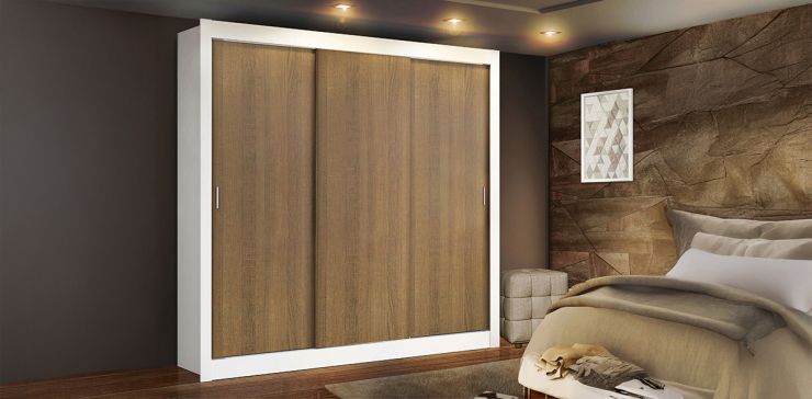 Armario 170 cm Lyon Café