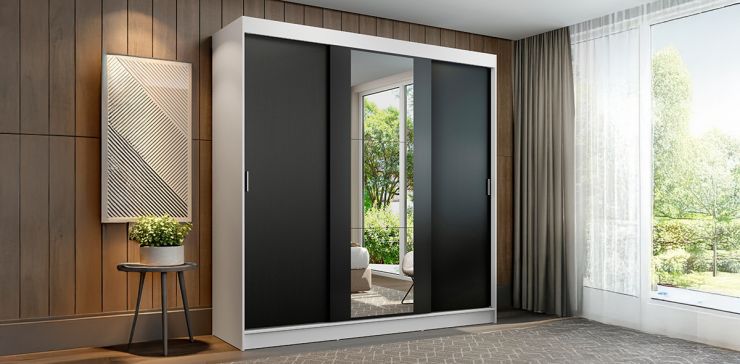 Armario Reiner Blanco con Negro