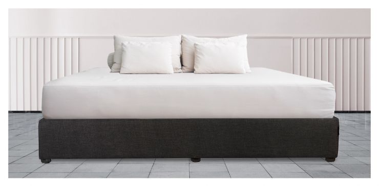 Base De Cama King Size Belt  Negro