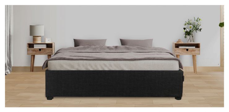Base De Cama Queen Size Belt  Negro