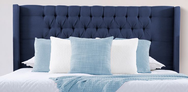 Cabecera King Size Valeria Azul