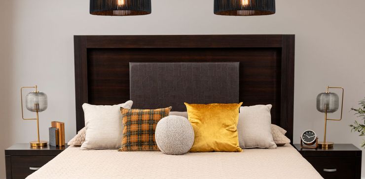 Cabecera King Size Egipto Café