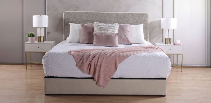Cama King Size Suva Beige