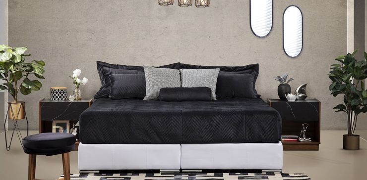 Base de Cama King Size Vielka Blanco