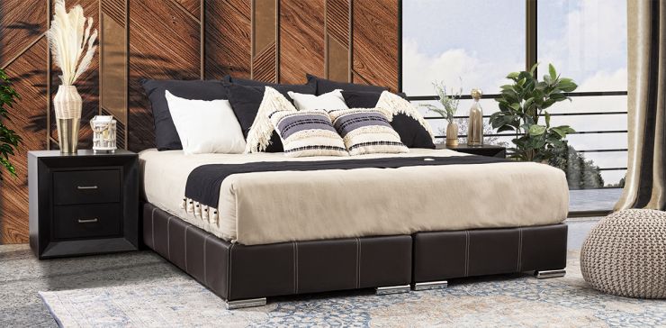 Base de Cama King Size Vielka Café Oscuro