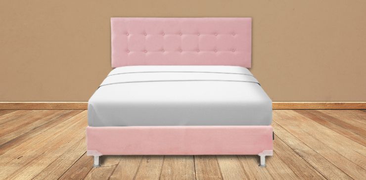 Cama King Size Bilbao Rosa II