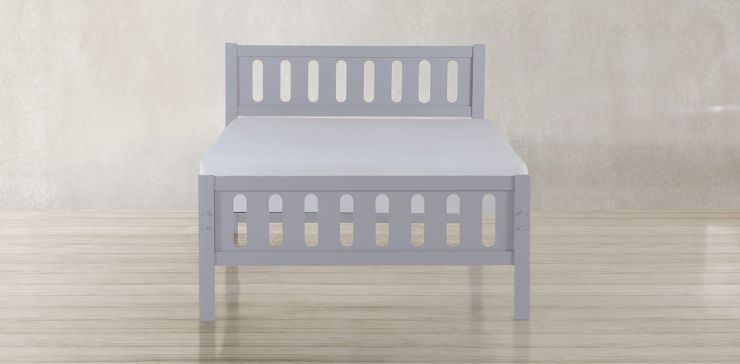Cama Matrimonial Elena Gris