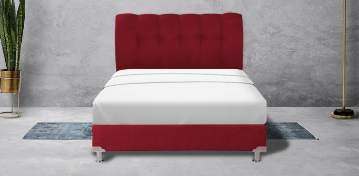 Cama Matrimonial Nube Rojo II