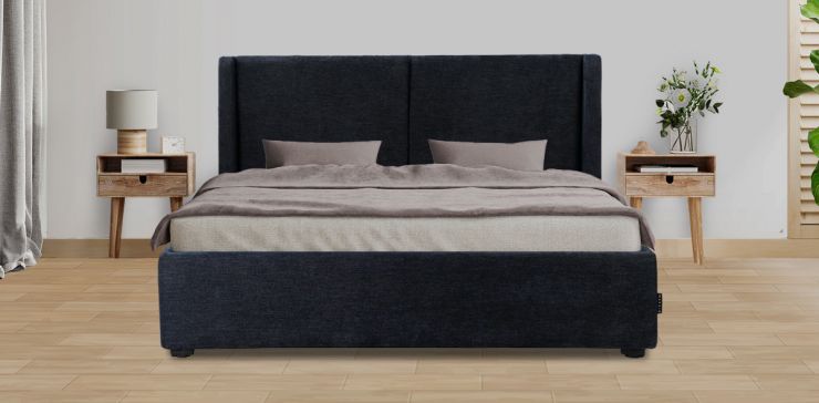 Cama Queen Size Milan Azul