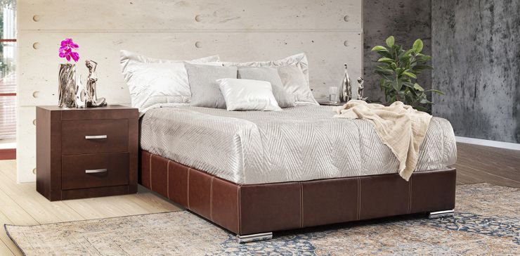 Base de Cama Queen Size Vielka Café