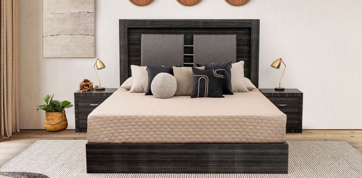 Recámara King Size Cairo Gris