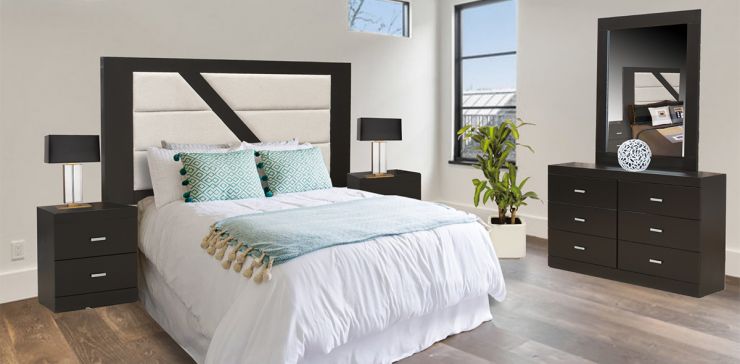 Recámara 5 Piezas King Size Osiris Café 