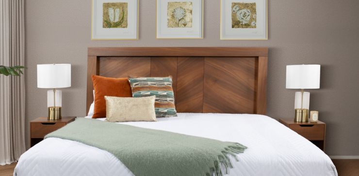 Recámara King Size Sicilia Café 3 Piezas