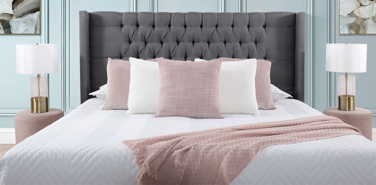 Cabecera King Size Valeria Gris