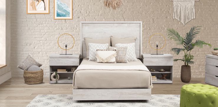 Recámara Matrimonial Haití Blanco