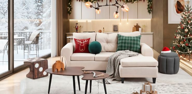 Sala en L Capital Beige