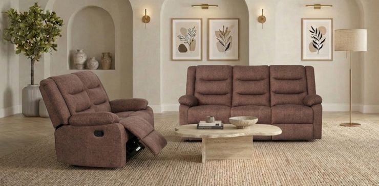 Sala con Reclinables Nori Café