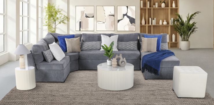 Sala Modular Alize Gris 4 Piezas