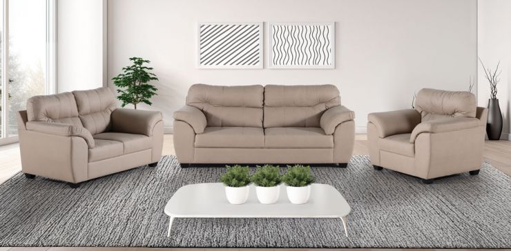 Sala Mila Beige 3 Piezas