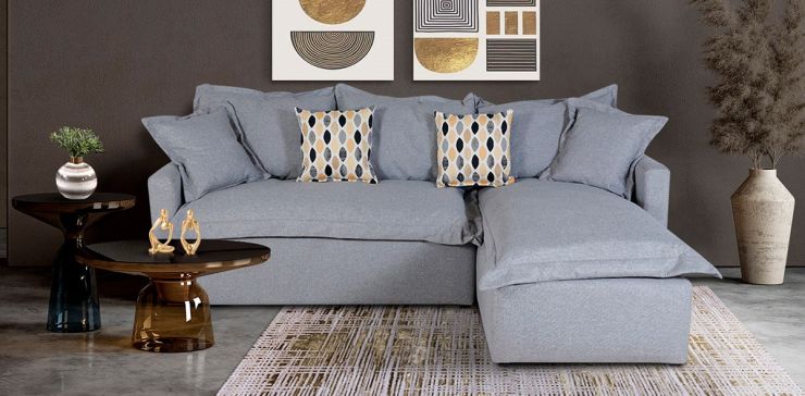 Sala Modular Derecha Zuly Gris Medio