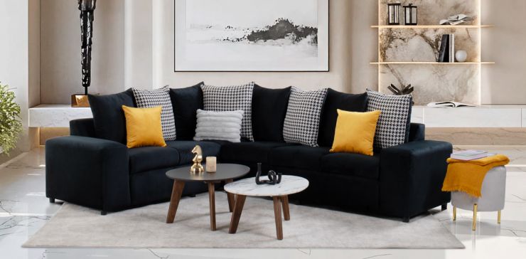 Sala Modular Derecha Princess Plus Negro