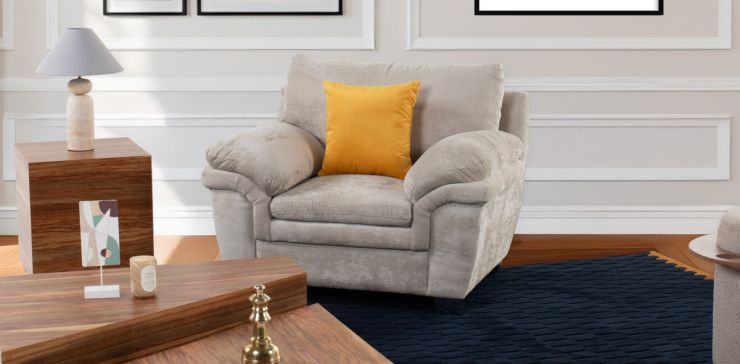 Sillón de Microfibra Tennessee Beige