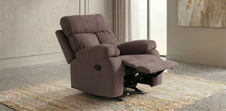 Sillón Reclinable con Mecedora Toronto Café HS