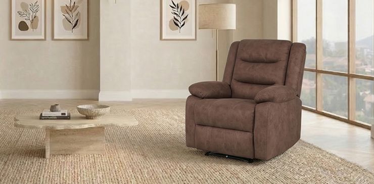 Sillón con Reclinable Nori Café