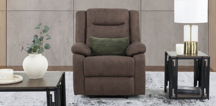 Sillón con Reclinable Nori Café