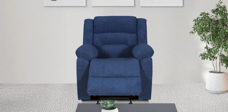 Sillón con Reclinable Kaipu Azul