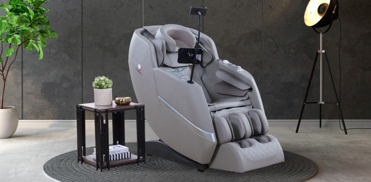 Sillón Reclinable Eléctrico con Masaje y Calefacción Urus Gris