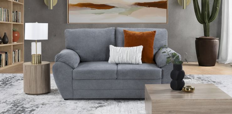 Sofá 2 Plazas Sonic Gris