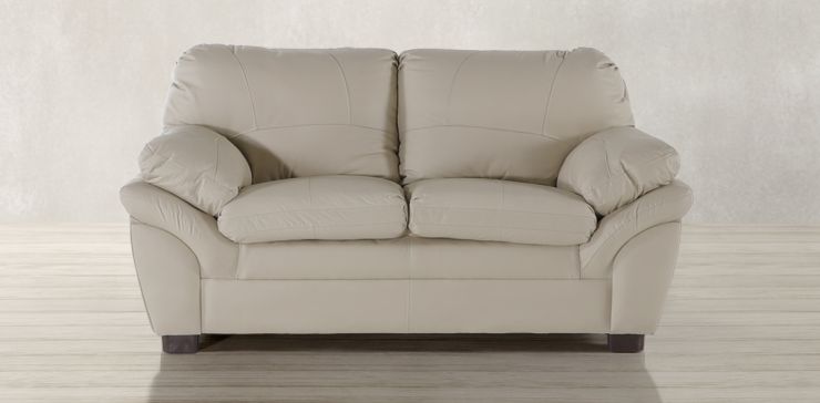 Sofá 2 plazas de Piel Cordoba Beige