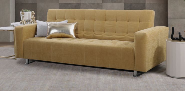 Sofá Cama Angelo Amarillo
