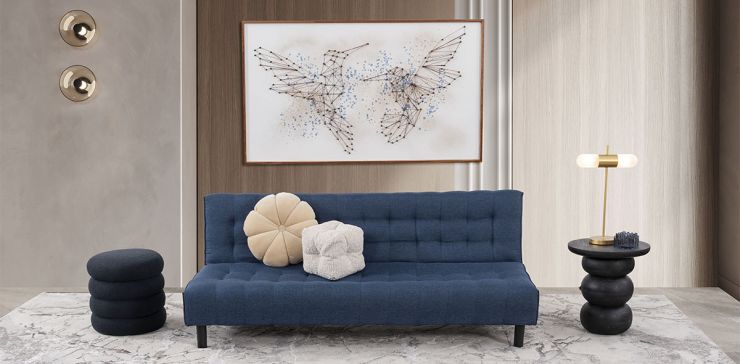 Sofá Cama Santy Azul