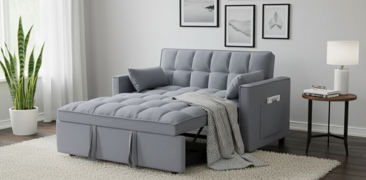 Sofá Cama Anders Gris