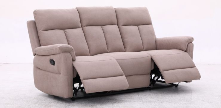 Sofá con Reclinables Gwen Café