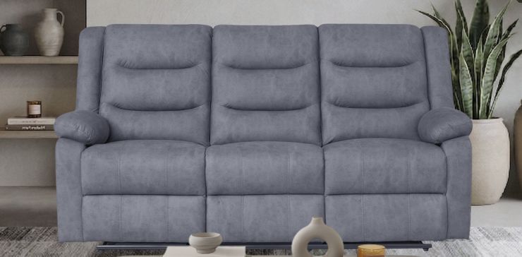 Sofá con Reclinables Nori Gris