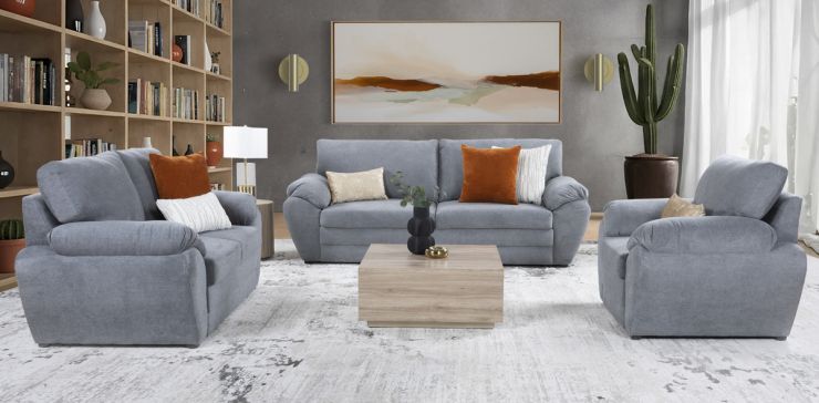 Sala Sonic Gris 3 Piezas