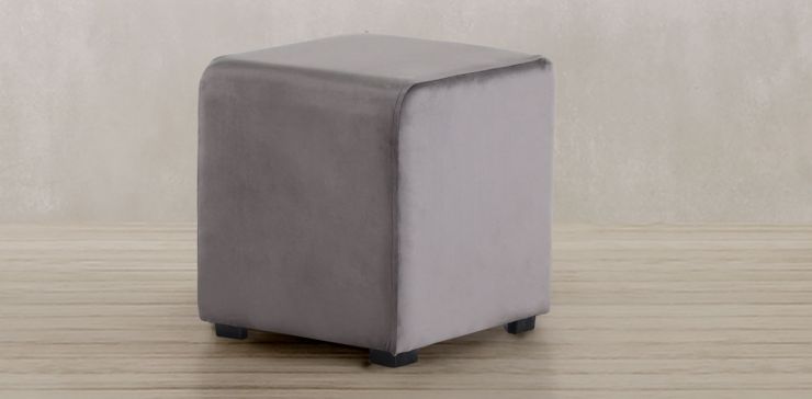 Taburete Cuadrado Noah Gris
