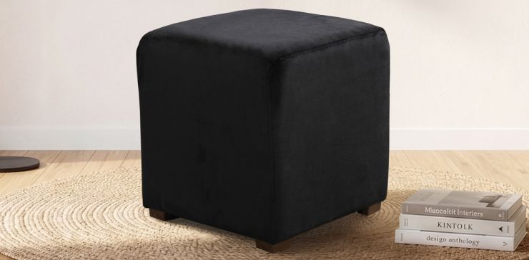 Taburete Cuadrado Noah Negro