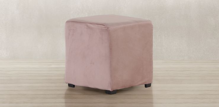 Taburete Cuadrado Noah Rosa